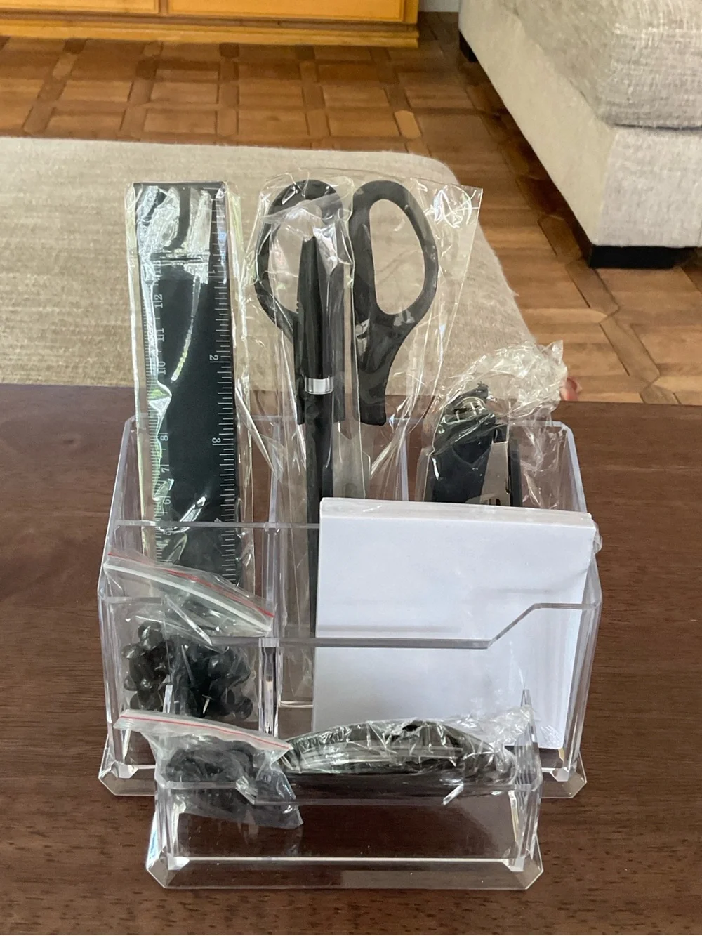 Desk Organizer w Supplies 7 Piece Set New